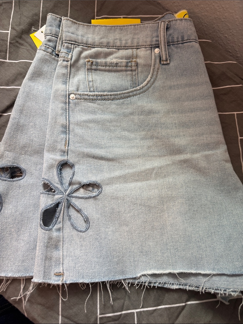 Sam Edelman Circus NY Cut Off High Rise Denim Shorts